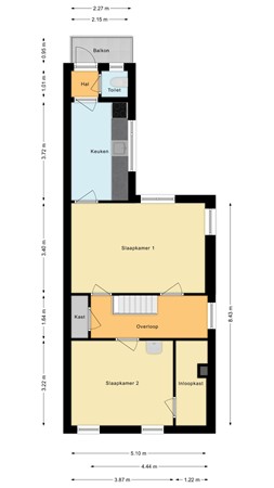 Floorplan - Buitenkerk 4A, 2411 PA Bodegraven